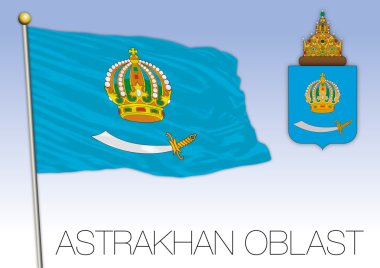 Astrahan oblast bayrak