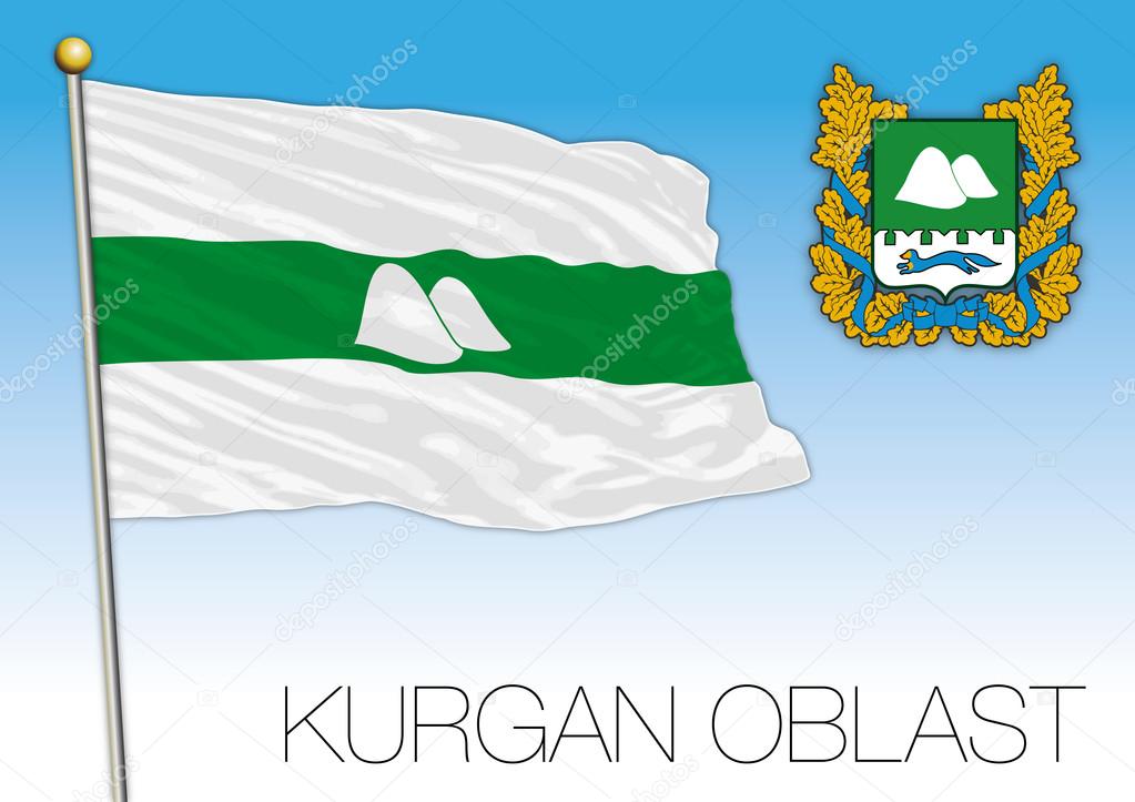 Kurgan oblast flag, Russia