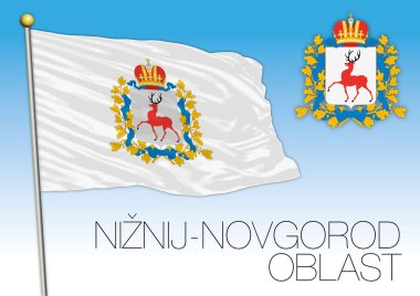 Niznij Novogord oblast bayrak, Rusya Federasyonu
