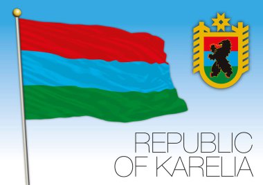 Karelya Cumhuriyeti bayrağı, Russian Federation, Rusya Federasyonu