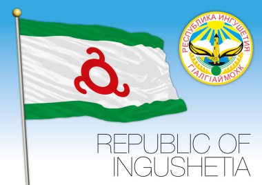 İnguşetya Cumhuriyeti bayrağı, Russian Federation, Rusya Federasyonu