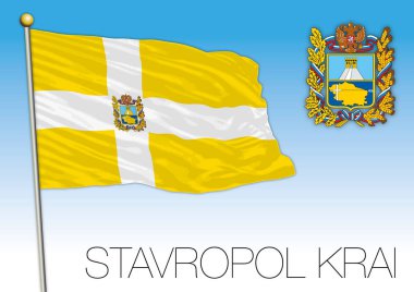 Stavropol Krayı bayrak, Russian Federation, Rusya Federasyonu