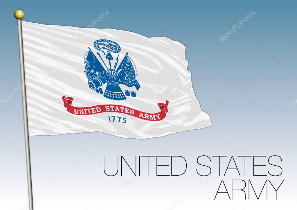 US Army flag, United States