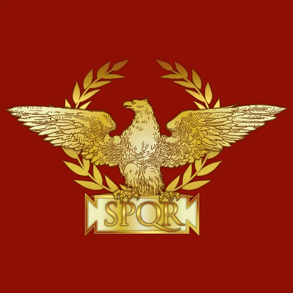 Brasão de armas do Império Romano — Vetor de Stock