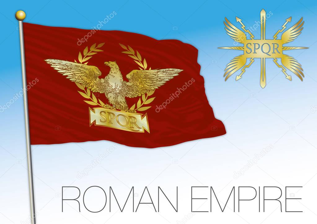 Roman Empire historical flag