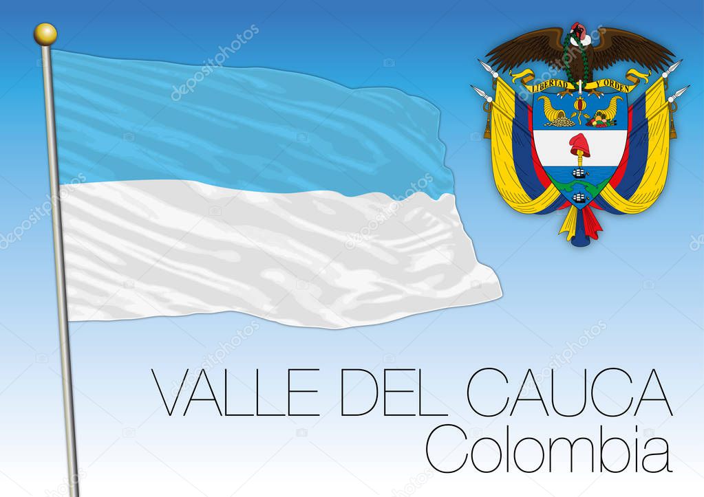 Valle del Cauca regional flag, Colombia