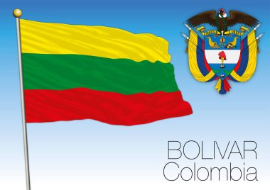 Bolivar bölgesel bayrak, Kolombiya