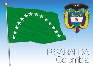 Risaralda regional flag, Colombia clipart