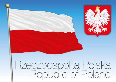 Polonya, bayrak ve silah kat