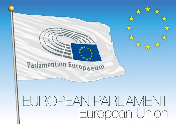 Parlement européen drapeau, Union européenne — Image vectorielle