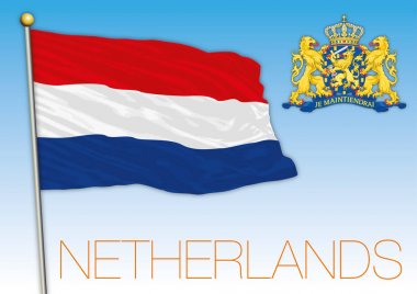 Krallık Hollanda bayrağı ve askeri üniformaları