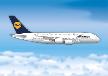 Lufthansa havayolu yolcu hattı