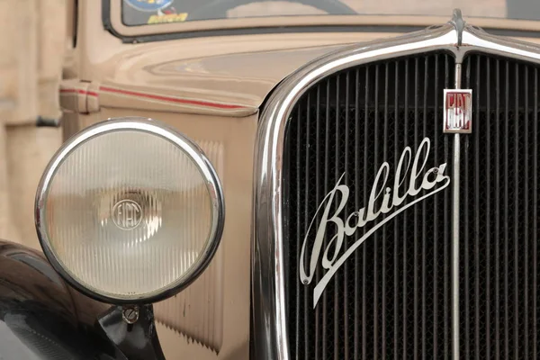 フィアット Balilla、モデナ、イタリアの古典的な車のコレクション展 — ストック写真