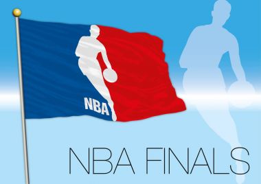 Oakland, Amerika Birleşik Devletleri, Haziran 2017 - Nba final 2017, Nba bayrağı