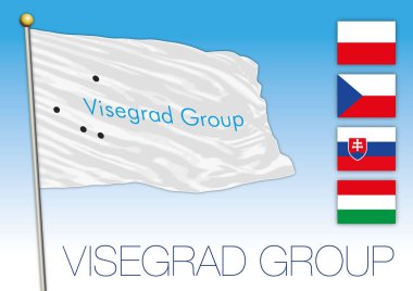 Visegrad grup bayrak, Europe