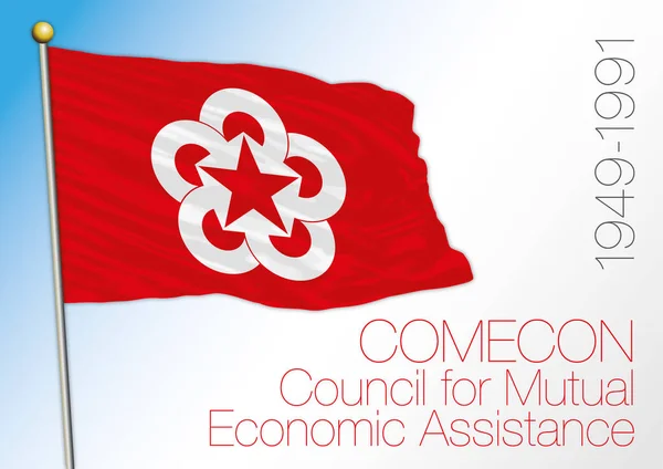 Ιστορική σημαία της COMECON, 1945-1991 — Διανυσματικό Αρχείο
