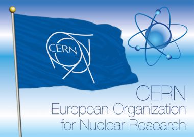 CERN Laboratuvarı örgüt bayrağı