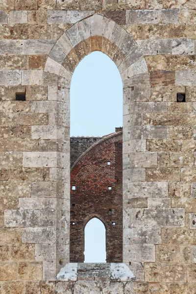 San Galgano opatství, Toskánsko, Itálie — Stock fotografie