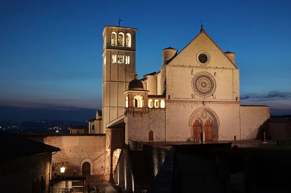 Frans av Assisi-basilikaen i Italia – stockfoto