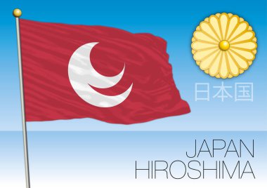 Hiroşima prefecture bayrak, Japonya