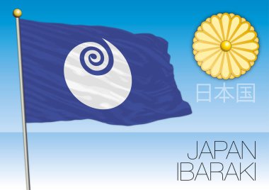 Ibaraki ili bayrak, Japonya
