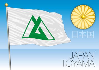 Toyama İli bayrak, Japonya