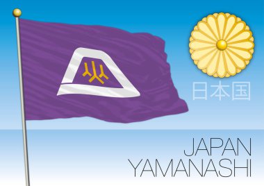 Yamanashi ili bayrak, Japonya