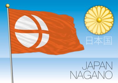 Nagano ili bayrak, Japonya