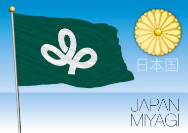Miyagi İli bayrak, Japonya