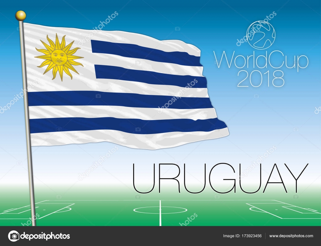 Download Uruguay flag, 2018 World Cup — Stock Vector © frizio #173923456