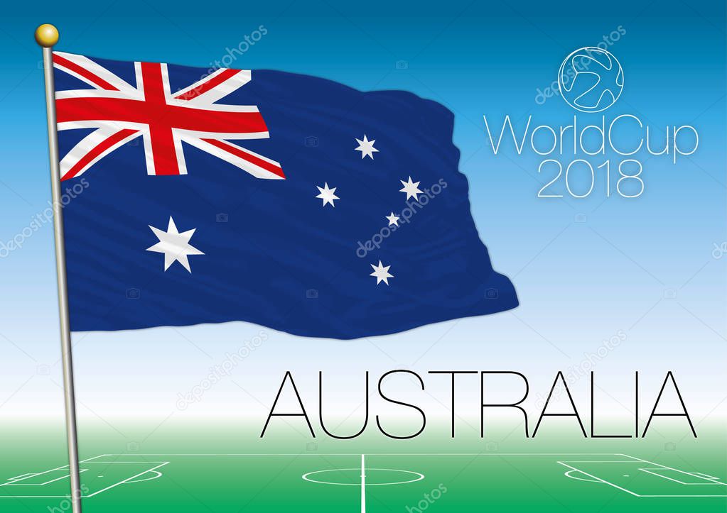 Australia flag, 2018 World Cup