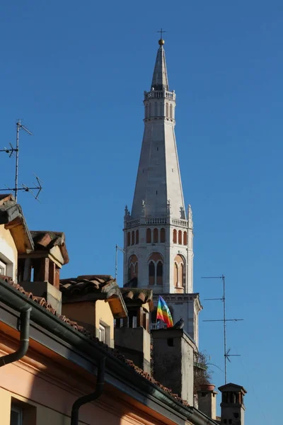 Ghirlandina Tower Modena Italien — Stockfoto