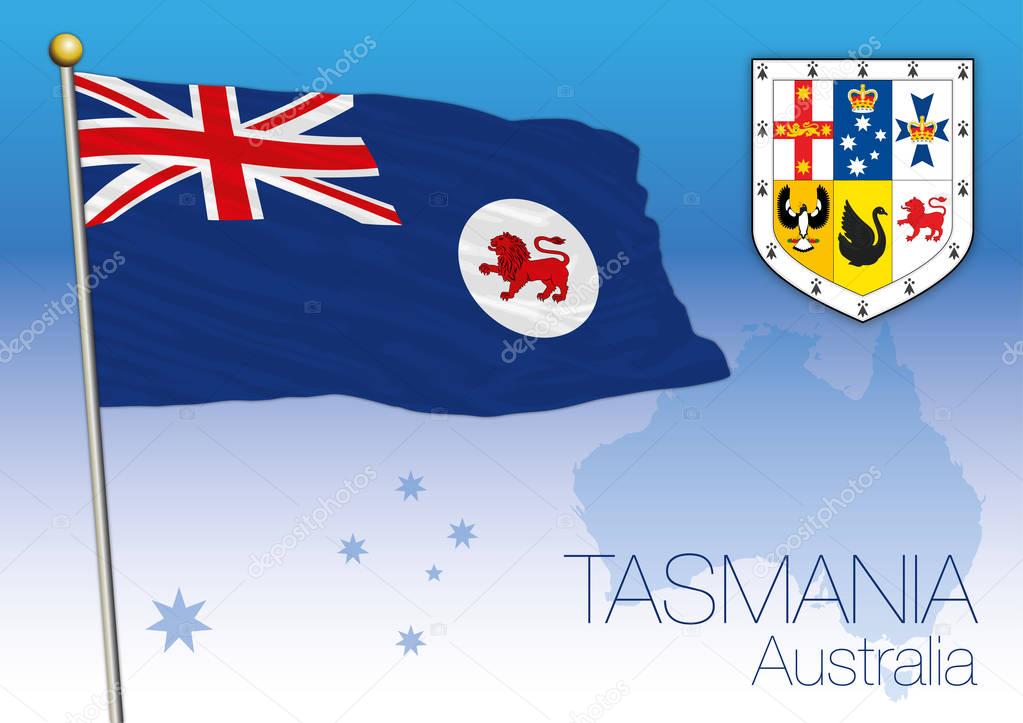Tasmania, flag of the state and territory, Australia