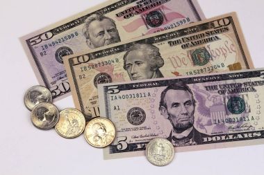 Bize dolar, banknot ve madeni paralar