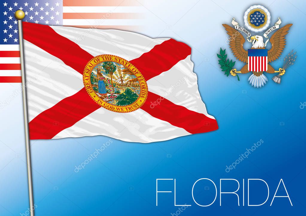 Florida federal state flag, United States