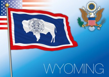 Wyoming federal devlet bayrağı, Amerika Birleşik Devletleri