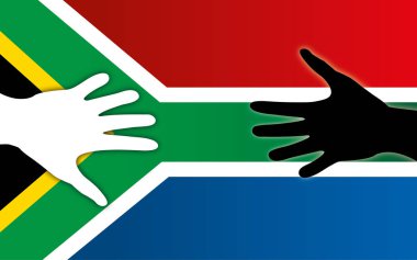 Güney Afrika bayrağı ile barış anlaşması, renkli ve beyaz halklar