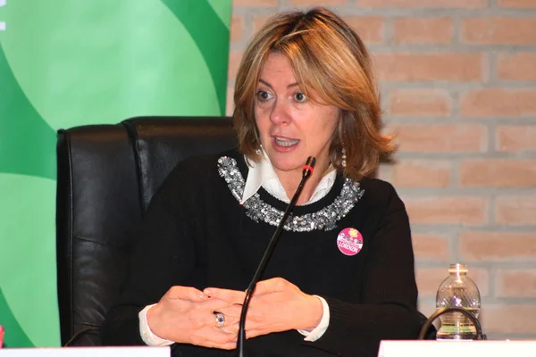 モデナ イタリア 2018 ベアトリス Lorenzin 健康の大臣 公共政治会議 — ストック写真