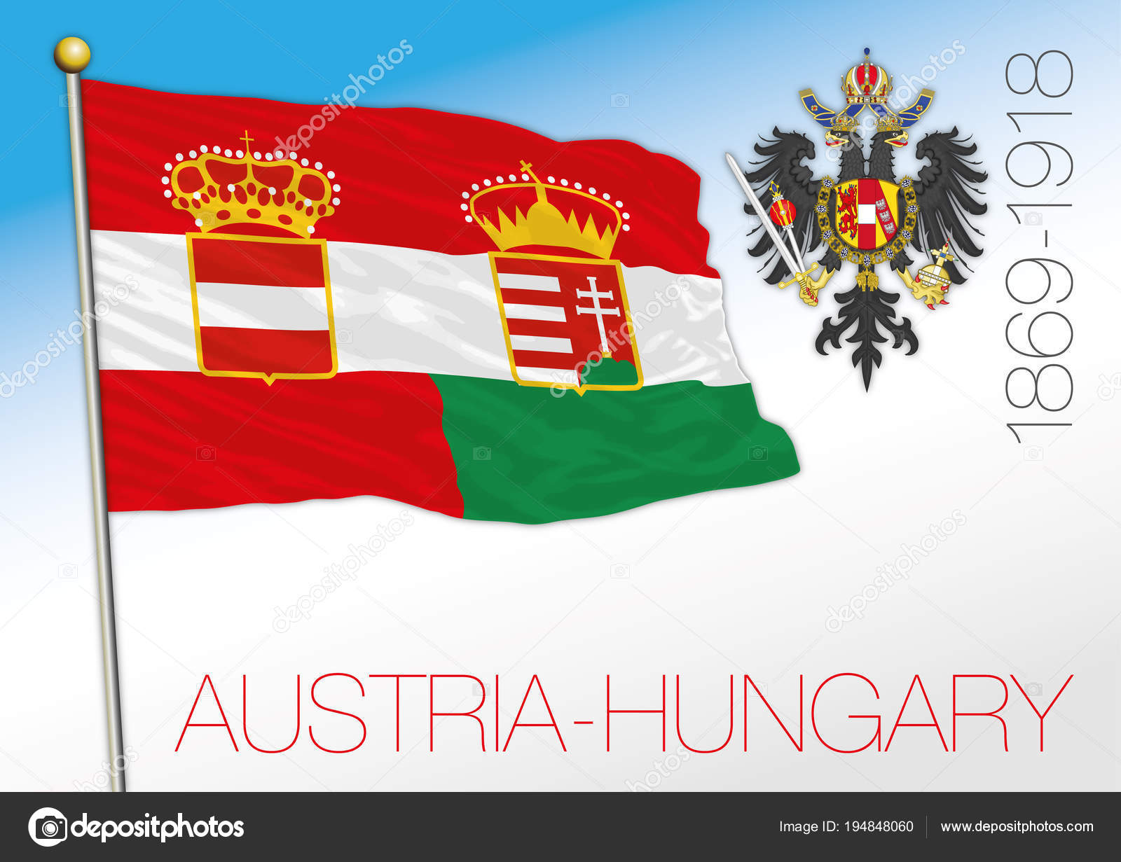 Imágenes: austria hungria bandera | Bandera Histórica ...