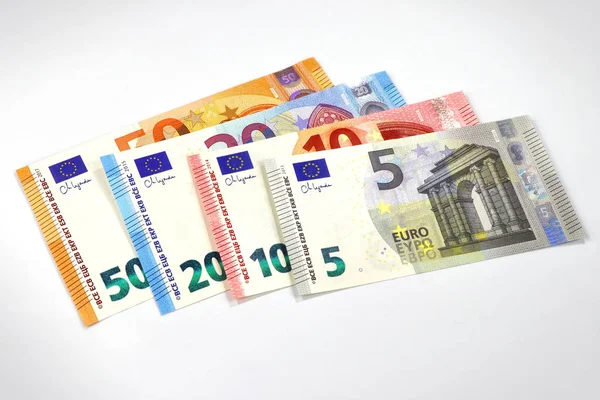 Banconote Euro Con Nuova Firma Christine Lagarde Imitazione Editoriale — Foto Stock