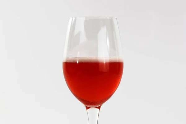 Glass Flute Glass Red Lambusco Wine Modena Emilia Romagna Italy — Stock Photo, Image
