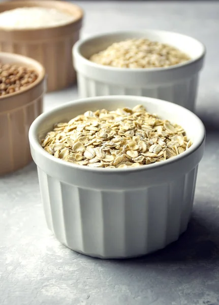 Oatmeal Bowl Closeup Healthy Eating Great Food Vegetarian Food Culinary — Stock Photo, Image