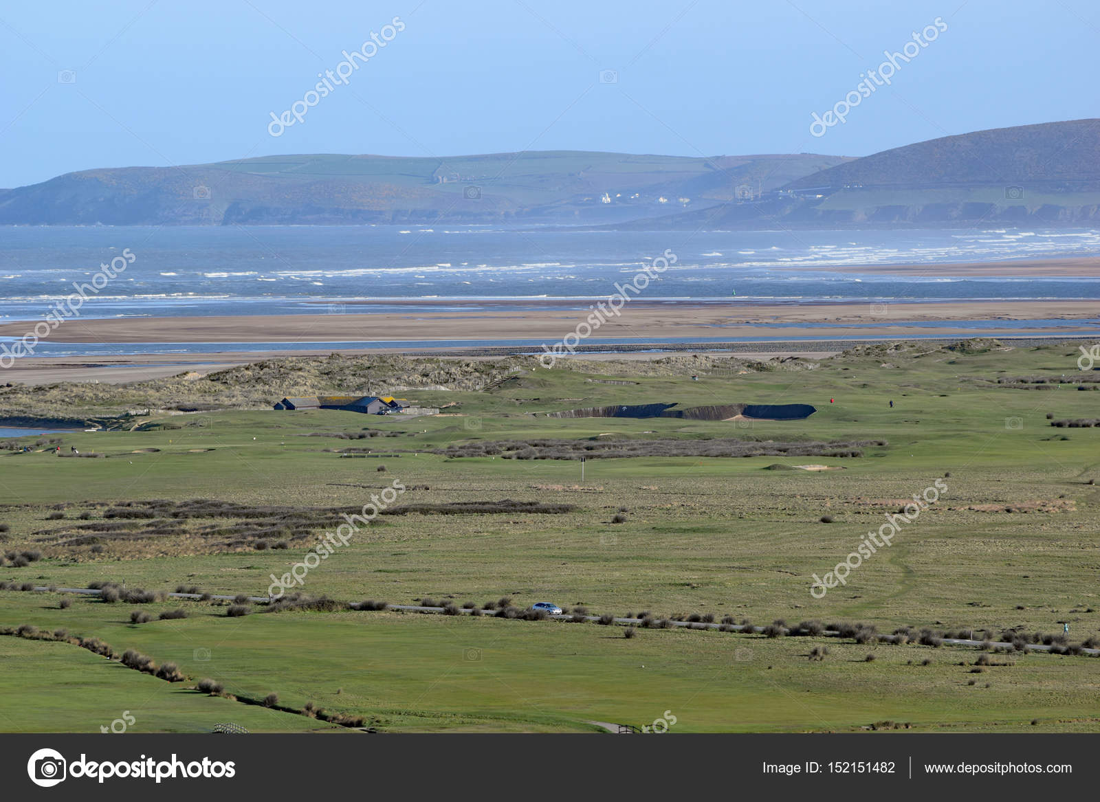 Northam Burrows Country Park, North Devon, England. — Stock Photo