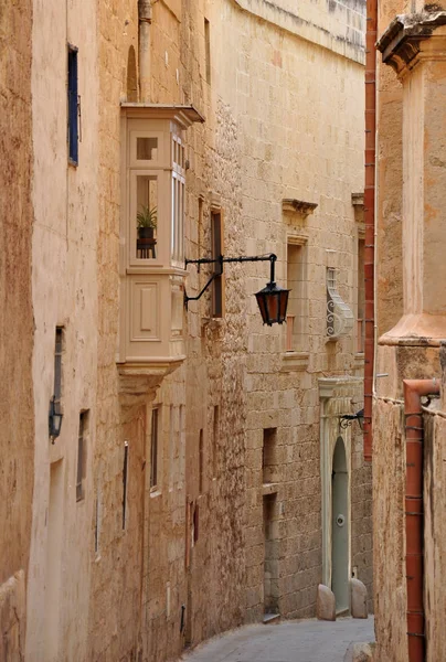 Muri di arenaria a Mdina — Foto Stock