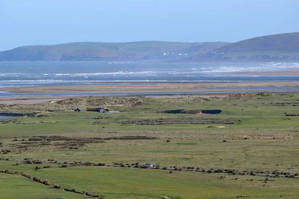 Northam Burrows Country Park, Kuzey Devon, İngiltere.