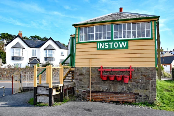 Old Railway Signal Box — Stock Photo, Image