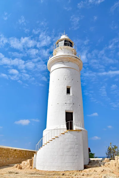 Pafos fyr, Cypern, — Stockfoto