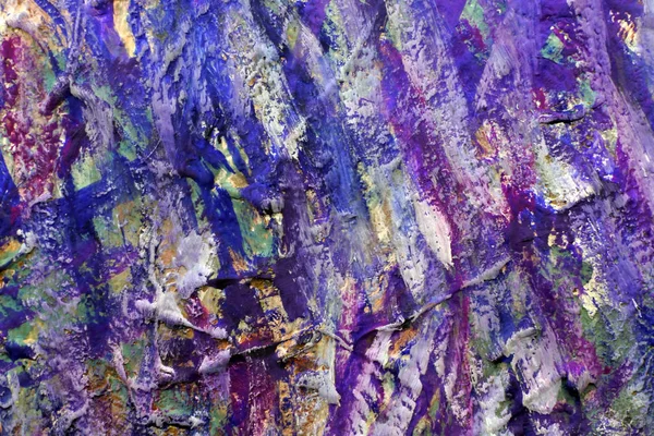Плями Папері Сині Фіолетові Плями Папері Пастоподібні Мазки Акрилової Фарби — стокове фото