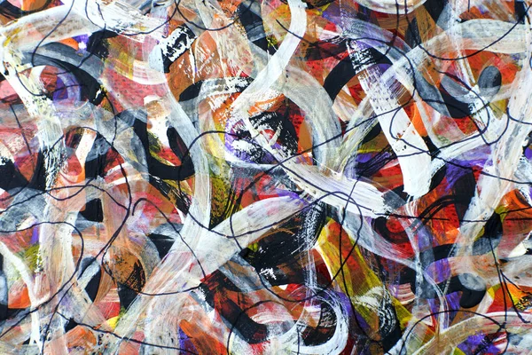 çok katmanlı, çok renkli bir arka plan. bükülmüş beyaz çizgiler. 