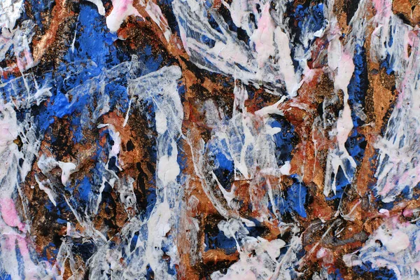 Ескіз Стилі Абстрактного Експресіонізму Примхливі Суміші Шарів Товстої Фарби — стокове фото